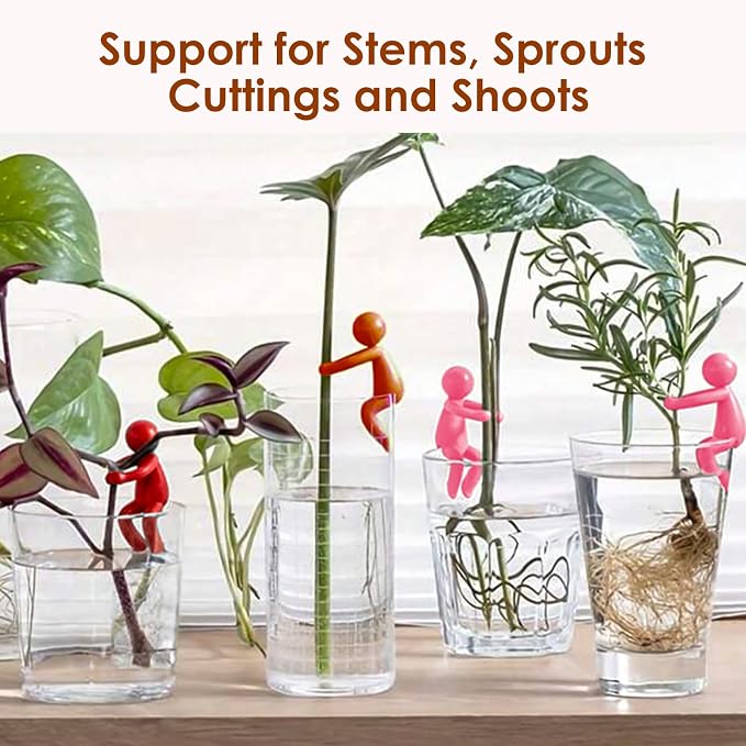 3 Pcs Plant Propagation Friends, Plant Propagation Buddy, Plant Cutting Holder for Shoots, Sprouts and Stems, Cute Plant Propagation Support Growth Tool for Indoor Garden