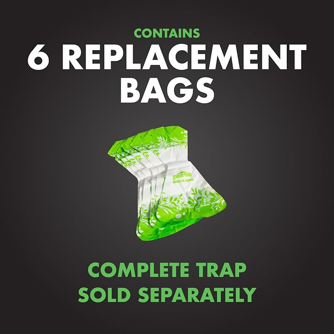 SpectracideBug Japanese Beetle Trap Disposable Bags, 6 Count (Pack of 12)