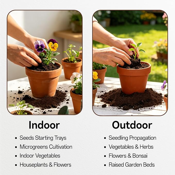 Halatool 55 Pcs Compressed Coco Coir Pellets, Seed Starter Soil Pellets for Indoor Potted Plants, Made from 100% Organic Coconut Coir for 3X Water Retention & Enhanced Aeration, Beginner-Friendly