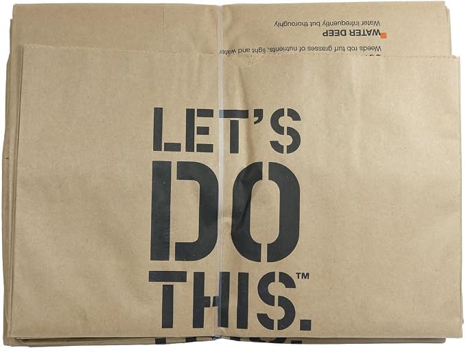 The Home Depot 49022 Heavy Duty Brown Paper Lawn and Refuse Bags for Home and Garden, 30 gal (Pack of 5)