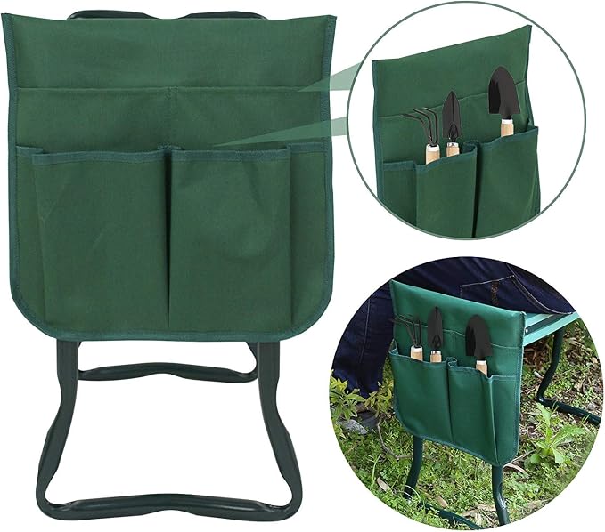 ShoppingOnBed Folding Garden Bench Seat Stool Kneeler