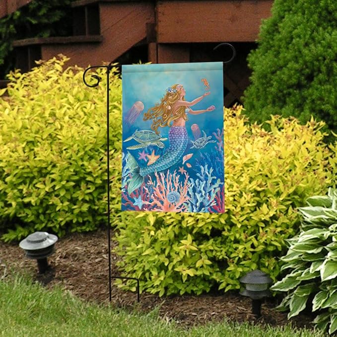 Briarwood Lane Mermaid Summer Garden Flag