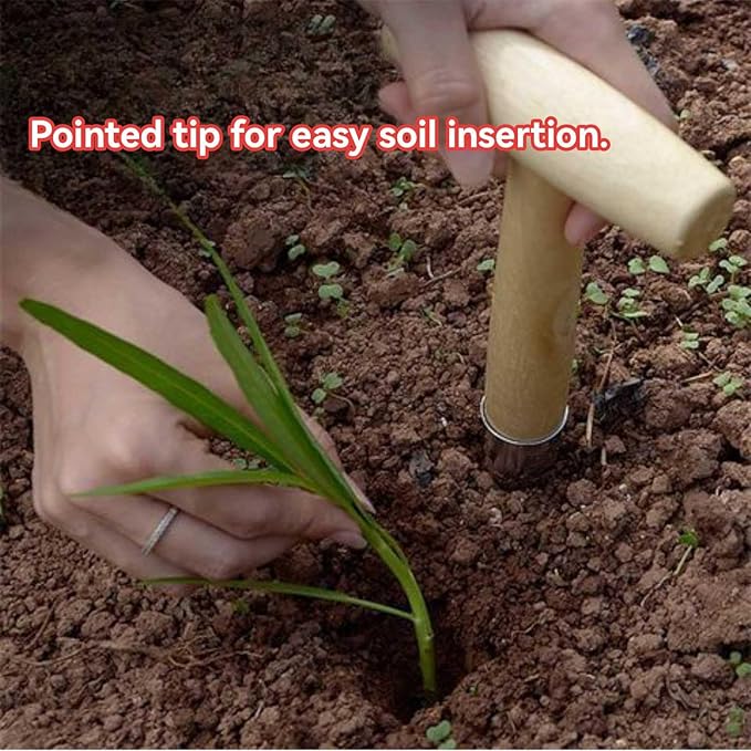 Plant Hole Digger for Planting - Handheld Seed Dispenser Tool, Seed Dibber Gardening Tool, Handheld Digger Garden Seeds Planting Tools for Plantings Tulip Daffodil Saffron Vegetable Seeds (1pcs)
