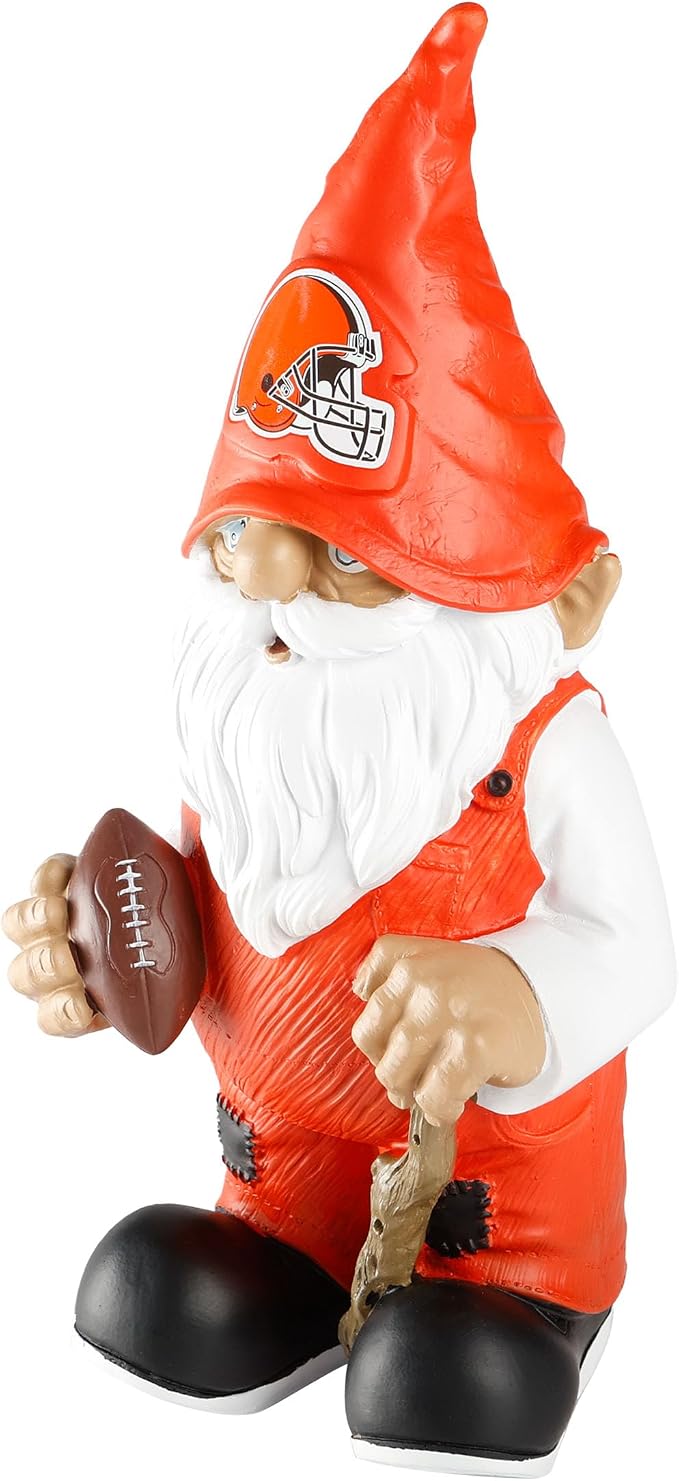 NFL Resin 11.5" Team Logo Outdoor Garden Statue Gnome