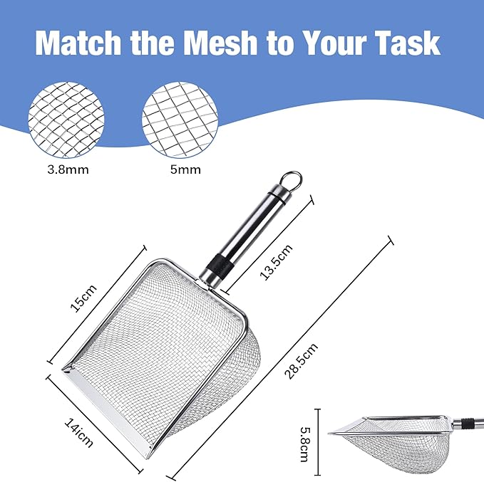 Gardening Soil Sifter (2 Set, 3.8/5mm)