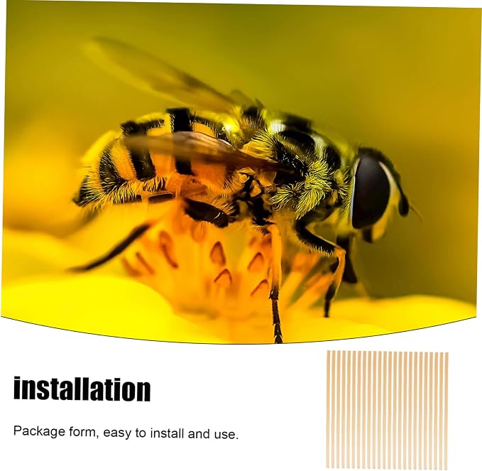 VANZACK 500pcs Beehive Straw Bee Tubes Easy Install Move Nesting Tubes for Beekeeping