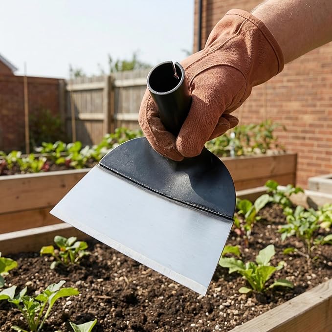 DOITOOL Hand Hoe Head Hoe Garden Tool Heavy Duty Agriculture Farming Head Round Eye Hoes Remove Grass Planting Digging Gardening Tool Weeding Hoe Head for Agriculture