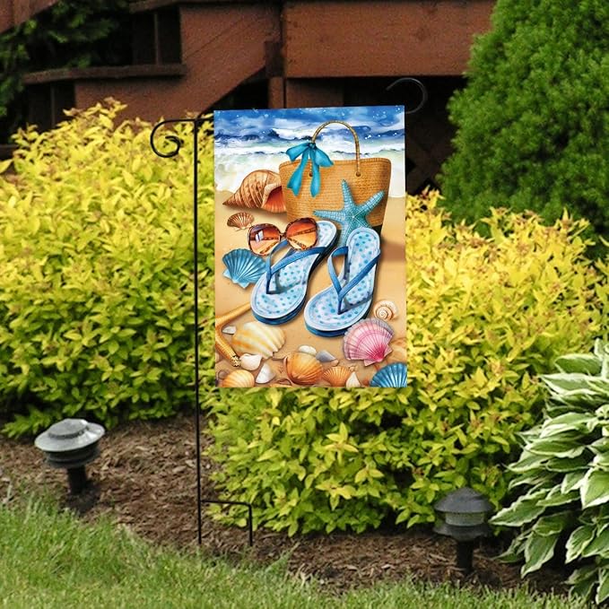 Briarwood Lane Welcome To the Beach Flip Flop Garden Flag