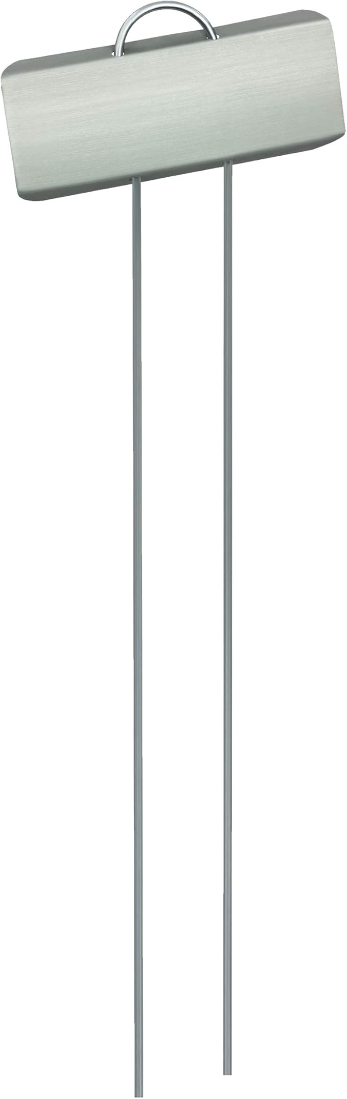 GardenMate 50-Pack Weatherproof Large Zinc Metal Plant Labels, Height 11.5", Label Area 3 1/2 x 1 1/4"