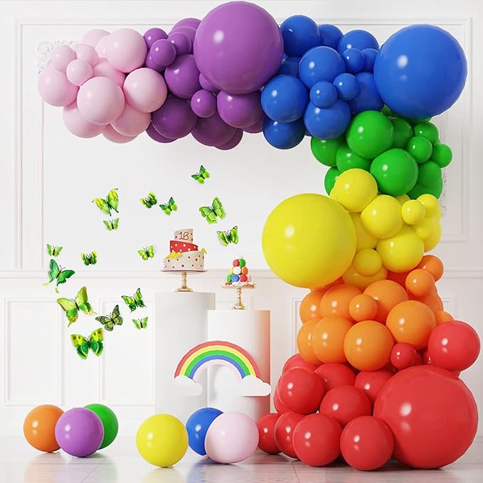 SAOROPEB 3D Butterfly Wall Decor, 48 Pcs Double Layer Butterfly Decorations for Party Decorations Locker Decor Refrigerator Decal, Reusable (Green)