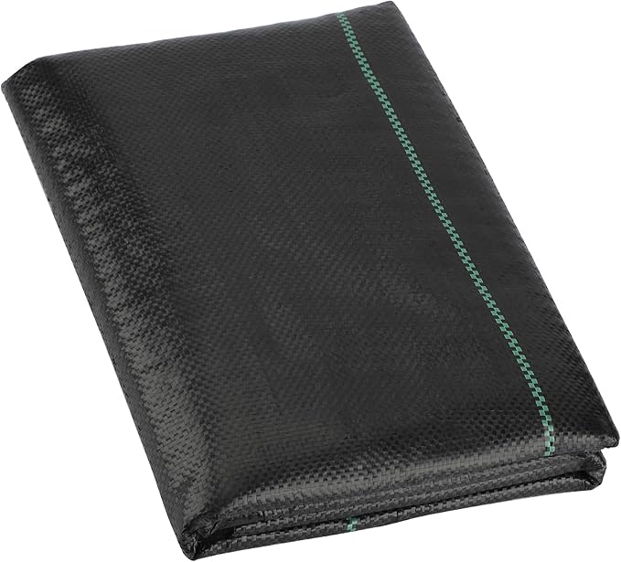 HOOPLE 4 * 50FT Premium Garden Weed Barrier Landscape Fabric Durable & Heavy-Duty Weed Block, Easy Setup & Superior Weed Control (4ft*50ft Folded)