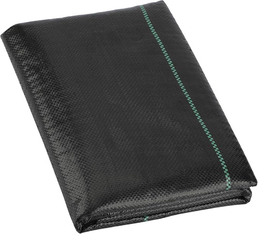 HOOPLE 4 * 50FT Premium Garden Weed Barrier Landscape Fabric Durable & Heavy-Duty Weed Block, Easy Setup & Superior Weed Control (4ft*50ft Folded)