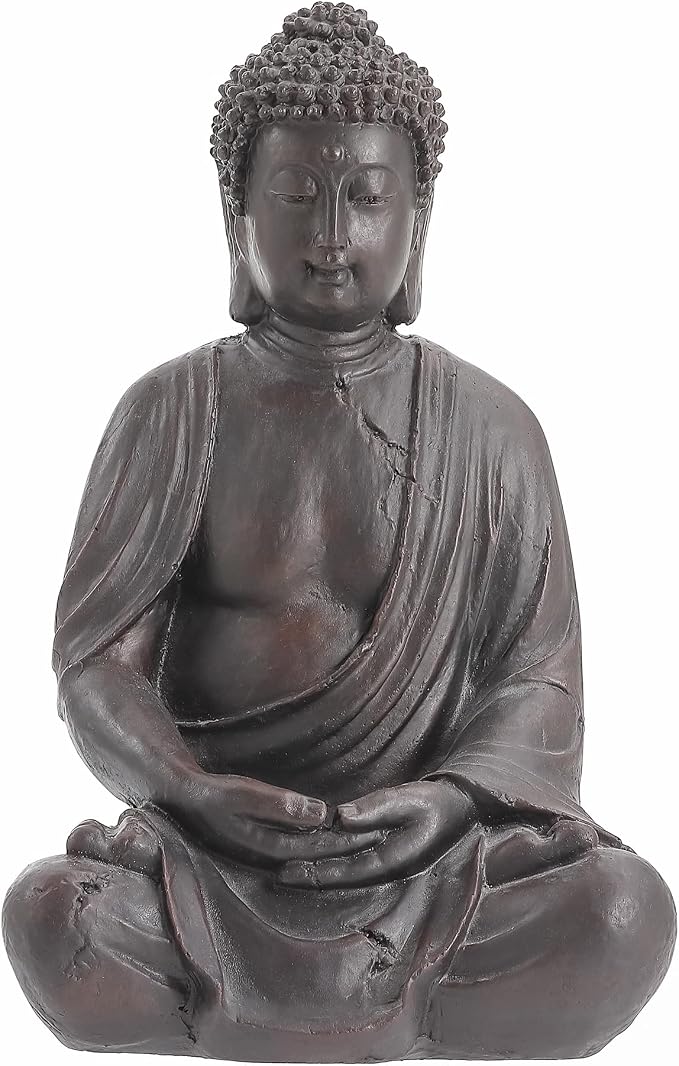 14" Buddha Statue Outdoor, Buddha Statues Home Indoor, Zen Decor Buda Garden