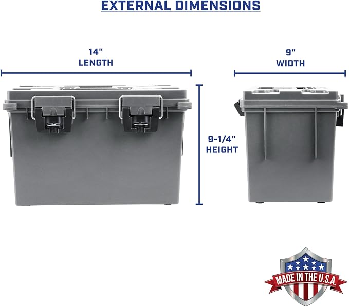 Sheffield 12766 XL Storage Bins With Lids, Stackable Storage Bins, Lockable Containers with Lids, Plastic Containers for Home, Classroom, and Dorm