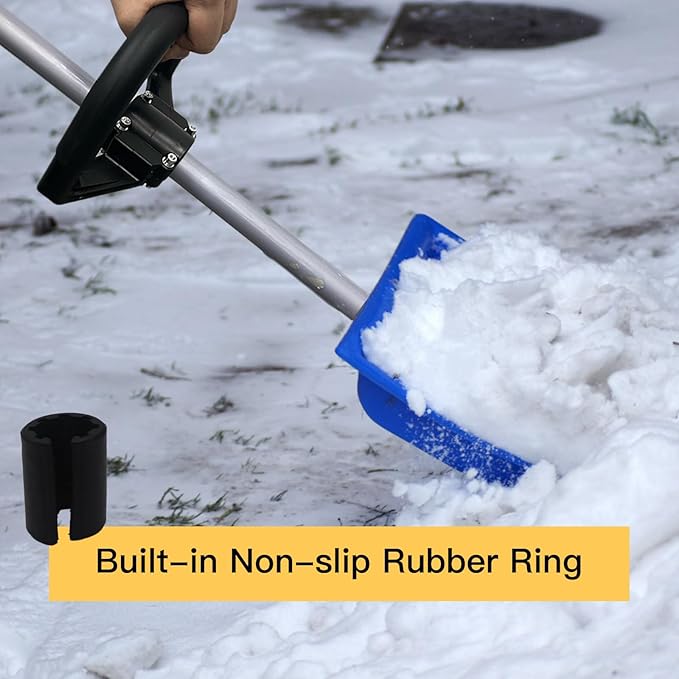 Back-Saving Tool Shovel Handle Attachment, Labor Saving Tool Grip for Back Saver, D Grip Ergonomic Handle Replacement for Snow Shovels, Rakes, Weed Eater,String Trimmer, Scoop