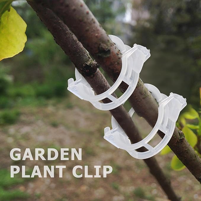 100PCS Plant Support Clips, Tomato Clips, Vine Clips for Climbing Plants to Prevent Tomatoes from Pinching or Falling Off