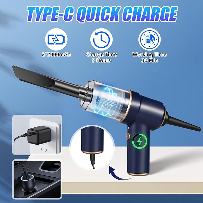 2026 Upgraded Bug Vacuum with Long Nozzle for Adults&Kids&Garden, 5 in 1 Handheld Fly Vacuum Catcher for Spider Insect Wasps Bees Ants Ladybugs, Humane Indoor/Outdoor Cordless Catch and Release
