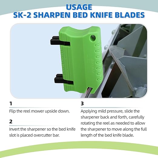 Reel Mower Blade Sharpener Kit - Green
