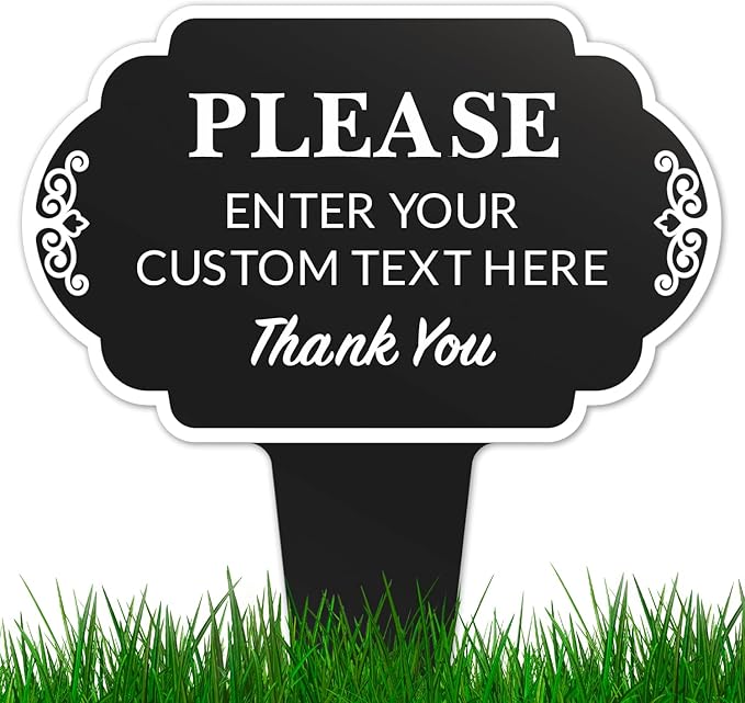 Custom Yard Signs, No Trespassing, Personalized Inground Sign For Outdoor Use Sky Sign, 12x15 Inches, Aluminum Composite Made in USA