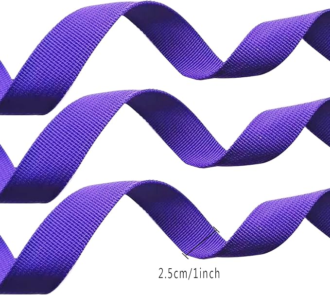 1 Roll 65.6 Feet Tree Tie for Plant Support Garden Strap 1 Inch Width Staking and Guying Material 1,800 Lbs Strength (Purple)