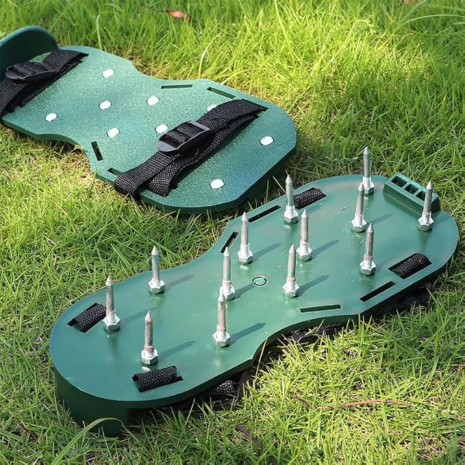 POPETPOP 10pcs Turf Spike Laces for Aerator Shoes Grass Shoes for Lawn Aeration Nylon Lawn Aerator Tool Strap Easy to Use