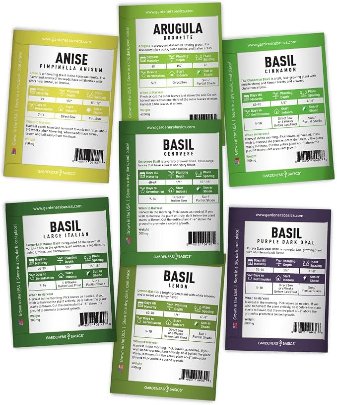 35 Medicinal Herb Seeds Variety Pack – Heirloom Non-GMO Healing & Culinary Herbs for Planting – Apothecary, Tea & Homestead Garden Kit