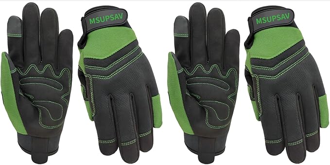Gardening Gloves,Women Yard Work Garden Glove,Gifts | Thorn Proof,Puncture Resistant,Touchscreen,Gift,Leather,Spandex