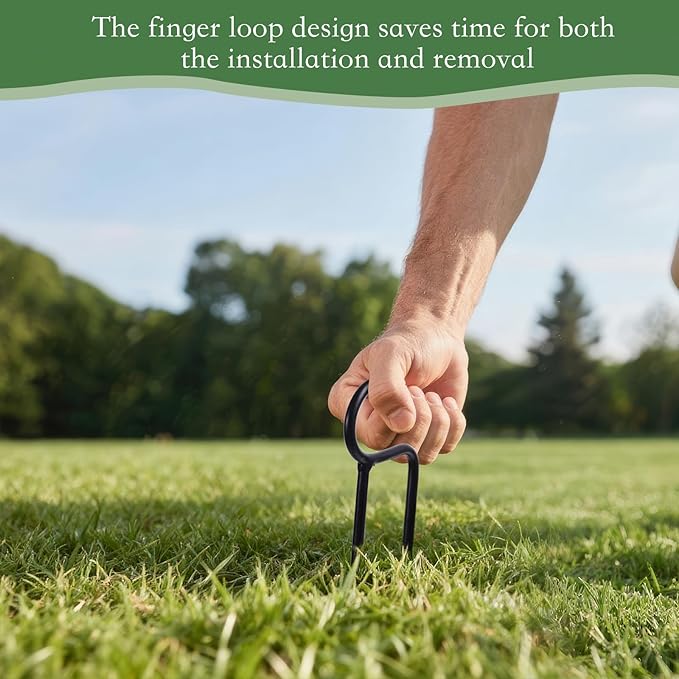 6 PCS Hose Guides for Garden, Hose Guards for Flower Beds, Heavy Duty Steel Hose Guide Stakes for Plant Protection, Garden Hose Mounting Direction for Lawn & Yard Outside