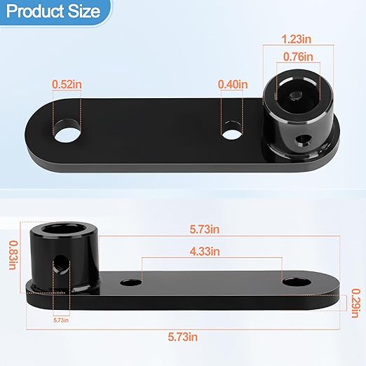 63931 Wheel Bracket Assembly for Agri-Fab, Parts Fit for Agri-Fab - Lawn Plug Aerator Replacement Parts Replacement 48" Plug Aerator 45 0299(1 Pack Hitch)