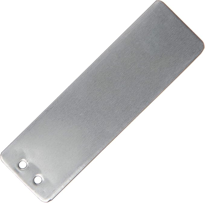 Impress-O-Tags Aluminum Plant Label Tree Tags Pot Label Tag Outdoor Marker Metal (100 Regular Size Labels)