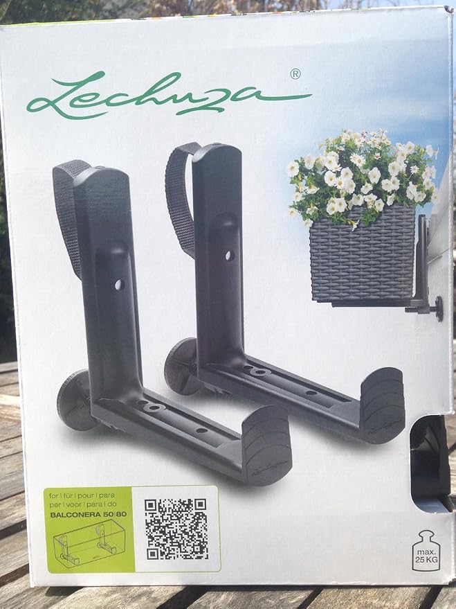 Lechuza Balconera Bracket - Black