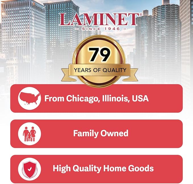 LAMINET Premium Heavy Duty Table Leaf Storage Bag water, scratch resistant. Extra Thick waterproof exterior flannel backing. Store Your Table Leaves safely. Holds Leaves up to 18" wide. 4 Pack