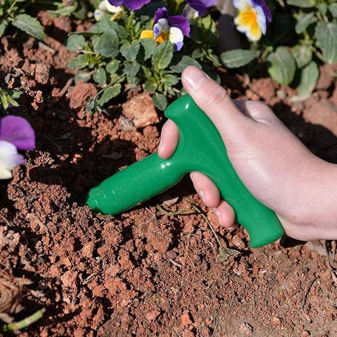 Hand Dibber with Measuring Scale - Handheld Seed Dibber Bulb Planter Tool Seed Planter, Planting Dibbers for Garden Sowing Seeds Transplanting Vegetable Loose Soil