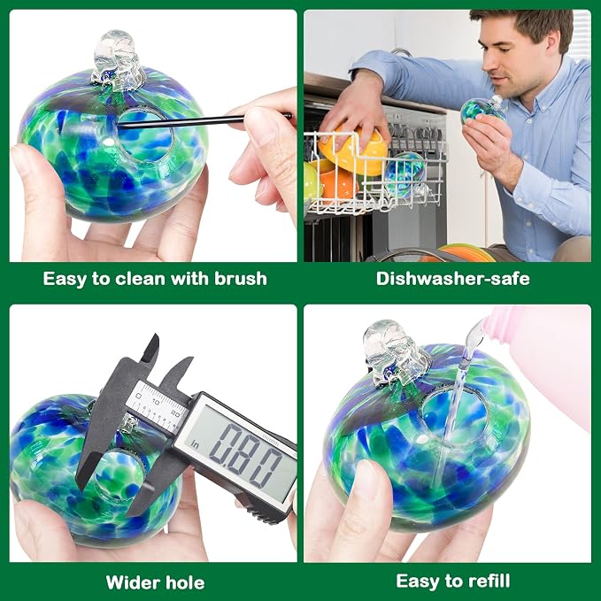 Headak Life Charming Wind Chimes Hummingbird feeders for Outdoors Hanging ant and bee Proof,Never Leak,Perfect Garden Decor for Outside