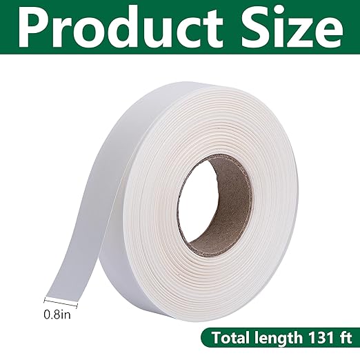 codree 131 Ft Water Soluble Seed Tape, Quickly Dissolves in Water Planting Vegetable Seeds Tape, Biodegradable Water-Soluble Flower Plant Tapes for Gardening Labels Packaging