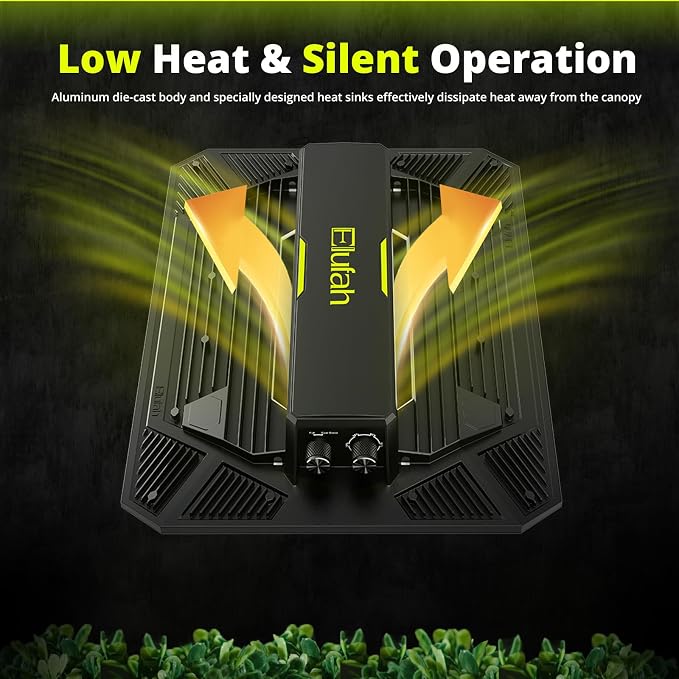 UAP1500 LED Grow Light, 150W Commercial Full Spectrum Grow Lights for Indoor Plants with Full Epar Boost Mode Switch & Daisy Chain, Dimmable Plant Light for Seeding Veg Bloom in 2x2, 3x3 Grow Tent