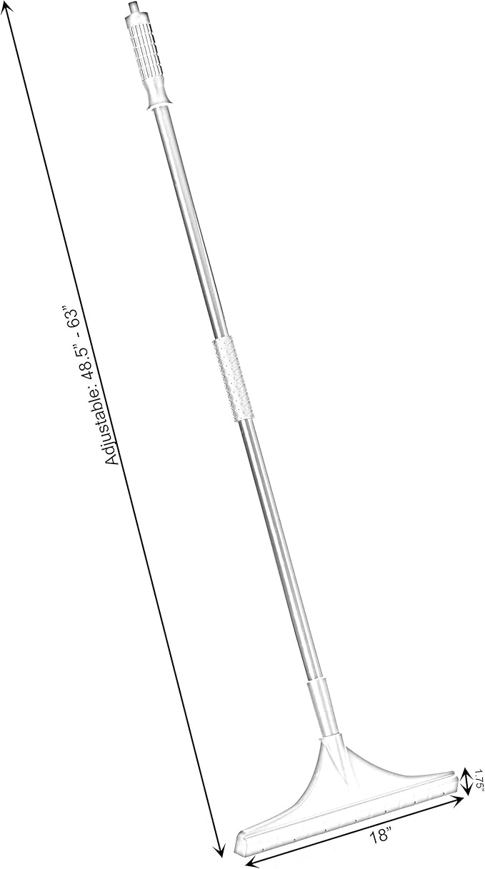 Artificial Turf Garden Carpet Rake with Extendable Lightweight Telescopic Handle,Green