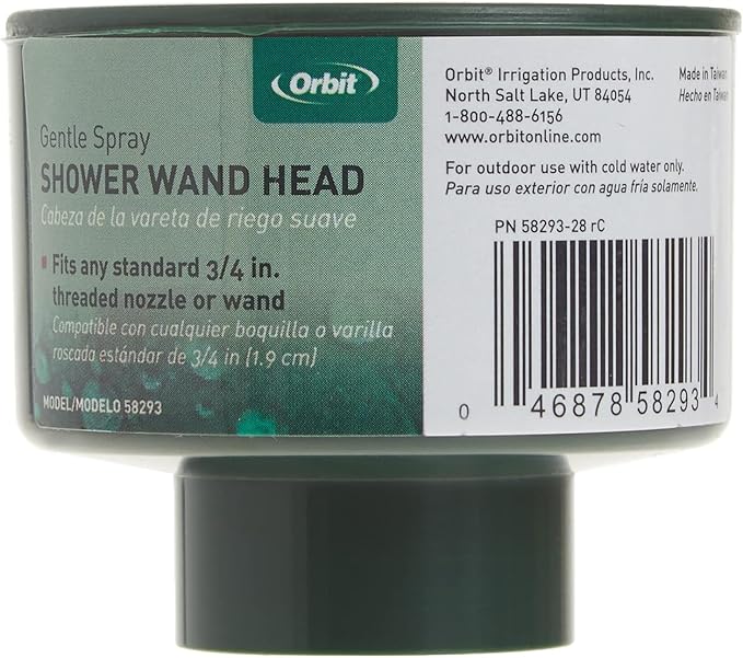 15-PACK Orbit SunMate Hose-End 58293 Shower Wand Head