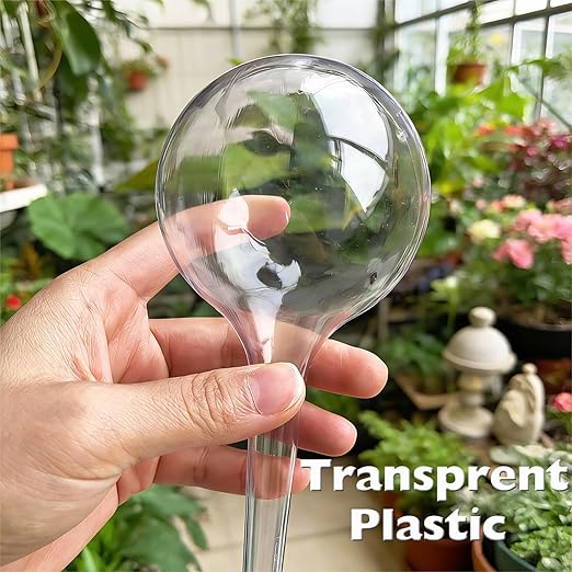 Plant Self Watering Globes – Durable Self Watering Bulb, Automatic Plant Waterer Stake Ideal for Vacation & Daily Plant Care, Keep Houseplant, Garden, Hanging Basket Plant Hydrated While You’re Away