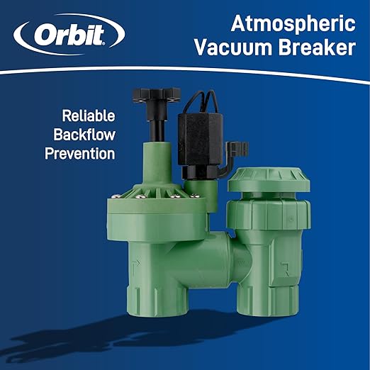 1-Pack Orbit 57623 3/4" FPT 100 Series Anti-Siphon Automatic Sprinkler Valve with Flow Control