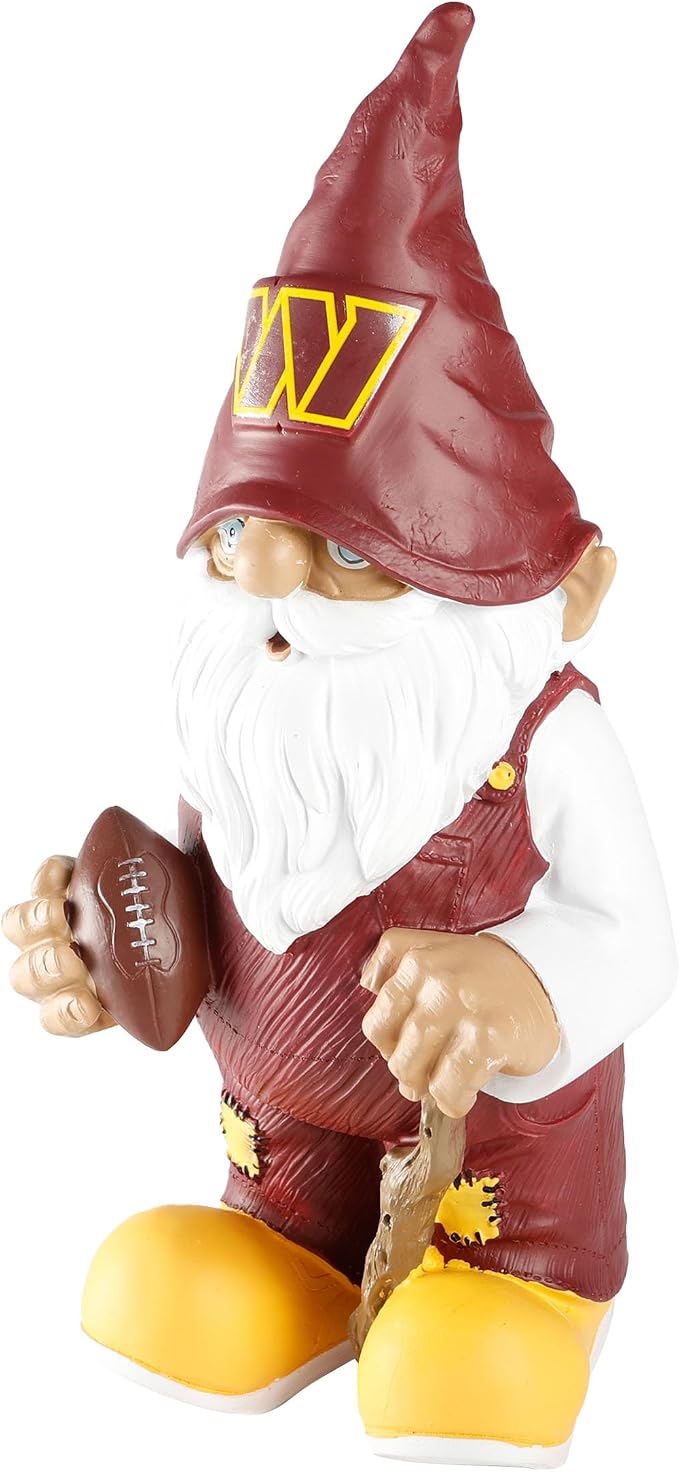 NFL Resin 11.5" Team Logo Outdoor Garden Statue Gnome