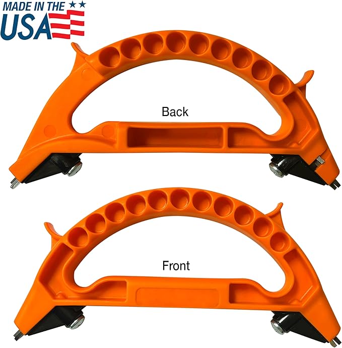 AccuSharp All-in-One Sharpener, All Purpose Sharpener for Knives, Scissors, Garden Tools, Sharpens & Restores Serrated Knives, Cleavers, Axes, Machete, Orange