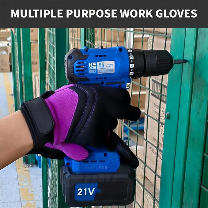 Gardening Gloves,Women Yard Work Garden Glove,Gifts | Thorn Proof,Puncture Resistant,Touchscreen,Gift,Leather,Spandex