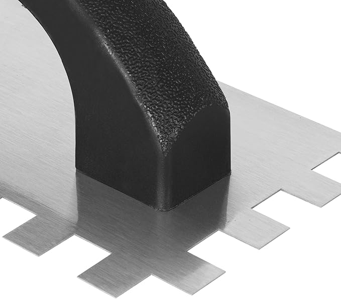 QEP 1/2" x 1/2" x 1/2" Square Notch Economy Flooring Trowel