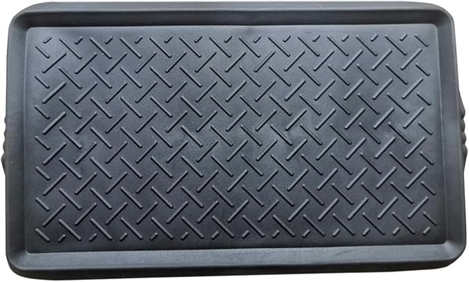 Boot Tray for Entryway, Soft TPR Rubber Material Boot Mat, Shoe Tray, Shoe Mat for Indoor and Outdoor Use, 27.5X15.7 inch
