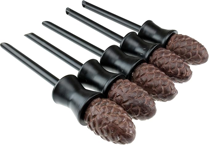 CLEVER GARDEN Heavy Duty Decorative Hose Guide - Pinecone, 5 Pack