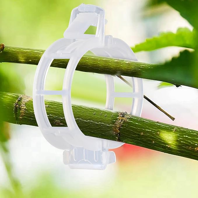 100PCS Plant Support Clips, Tomato Clips, Vine Clips for Climbing Plants to Prevent Tomatoes from Pinching or Falling Off