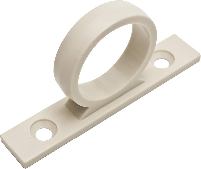 Dura Faucet DF-SA155-BQ RV Shower Hose Guide Ring, Mounting Screws Included (Bisque Parchment)