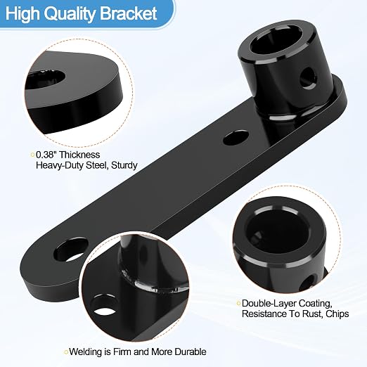63931 Wheel Bracket Assembly for Agri-Fab, Parts Fit for Agri-Fab - Lawn Plug Aerator Replacement Parts Replacement 48" Plug Aerator 45 0299(1 Pack Hitch)