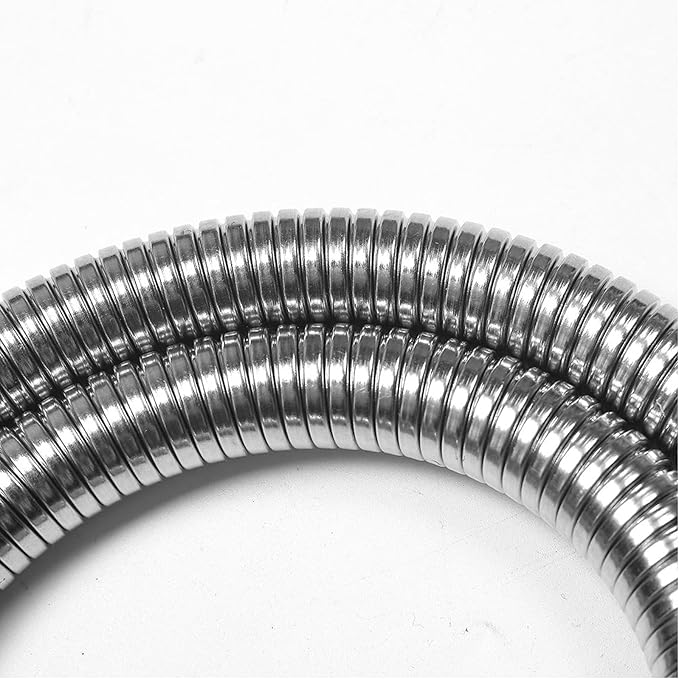 CWM Stainless Steel Hose for Commercial Kitchen Sink Faucets Flexible Hose Replacement (38 inch)